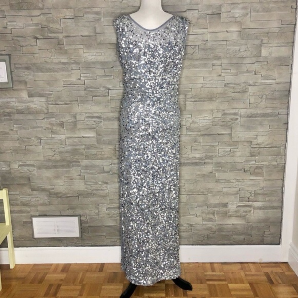 JS Collections long sequin gown - Picture 11 of 13